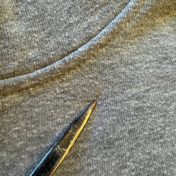 The North Face Half Dome Pullover Hoodie Mens Large Gray Kangaroo Pocket Logo - Picture 4 of 11